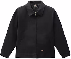 Dickies Black Windproof Utility Zip Jacket with Turn-down Collar TJ15-CC2 Dickies Black Windproof Utility Zip Jacket with Turn-down Collar TJ15-CC2