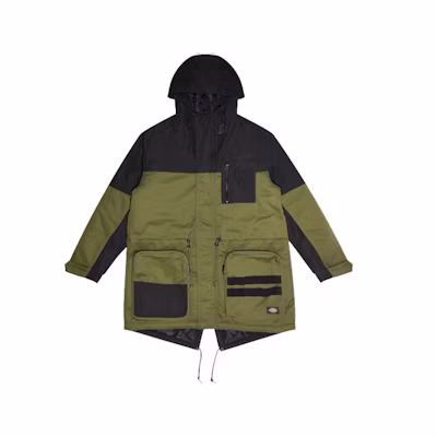 Dickies Black Workwear Jacket with Multi-Pocket Design DK009459BLK