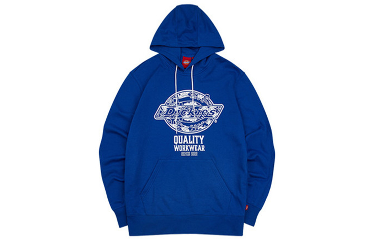 Dickies Blue Letter Print Long-Sleeve Sweatshirt DK008231B91