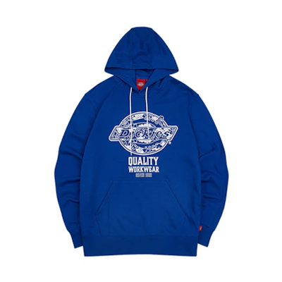 Dickies Blue Letter Print Long-Sleeve Sweatshirt DK008231B91