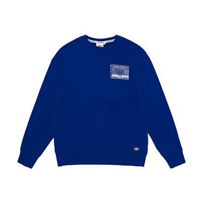 Dickies Blue Unisex Crewneck Sweatshirt with Graphic Print Design DK011044SOB