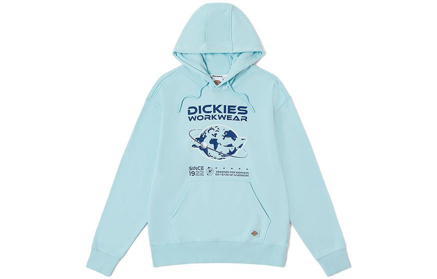 Dickies Blue Unisex Hoodie with Casual Letter Print Design DK011038-CF4