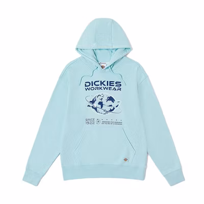 Dickies Blue Unisex Hoodie with Casual Letter Print Design DK011038-CF4