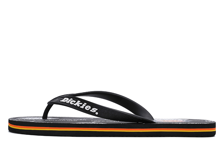 Dickies Breathable Rubber Sole Flip Flops 212M50LXS51 Black Color
