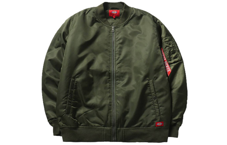 Dickies Bright Strap Bomber Jacket Olive Green () DK007003CV3