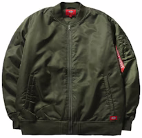 Dickies Bright Strap Bomber Jacket Olive Green () DK007003CV3 Dickies Bright Strap Bomber Jacket Olive Green () DK007003CV3
