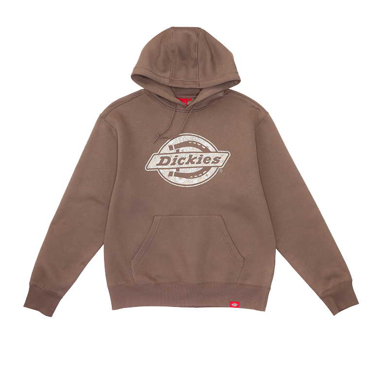Dickies Brown Hoodie with Casual Logo Design DK012604A77