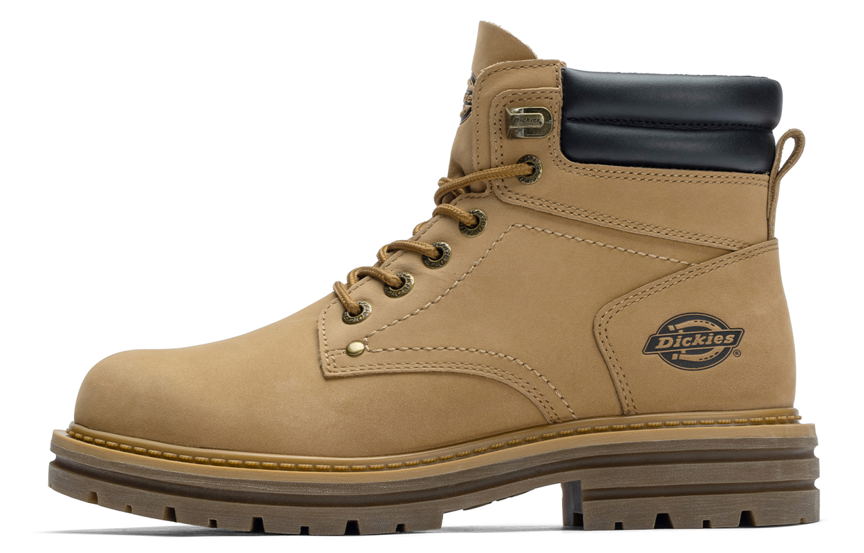 Dickies Brown Retro Work Boots - Stylish, Durable, and Comfortable Outdoors 244M50LXS08A Brown