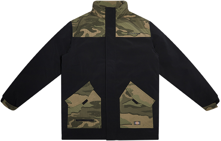 Dickies Camouflage Spliced Jacket Black DK009464BLK