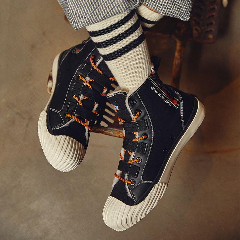 Cheap Dickies Canvas Sneaker 'Fleece-Lined Black' 204N50LXS52M