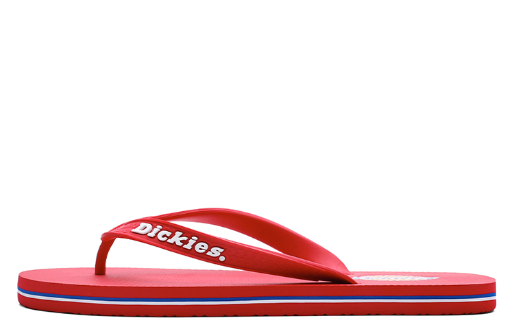 Dickies Casual Breathable Flip Flops with Rubber Sole. 212N50LXS49 Red Color