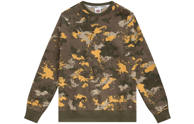 Dickies Casual Camouflage Sweatshirt Brown DK010962D87