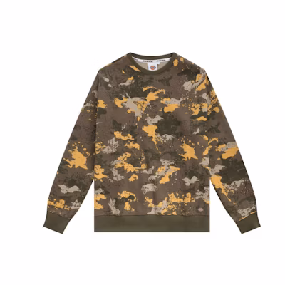 Dickies Casual Camouflage Sweatshirt Brown DK010962D87