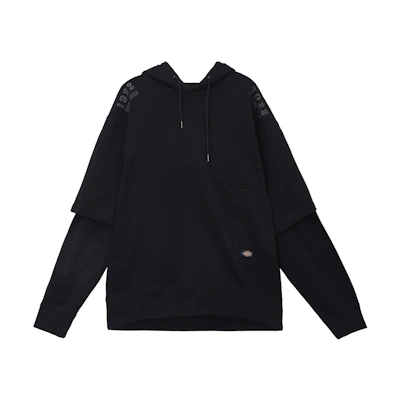 Dickies Casual Layered Hoodie Black DK010176-BLK