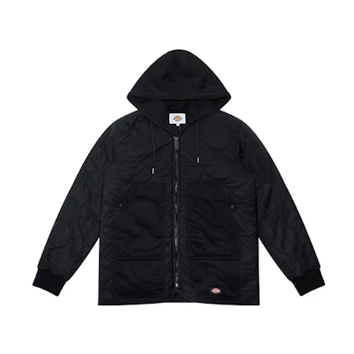 Dickies Casual Patchwork Pocket Hoodie Jacket Black DK009465BLK