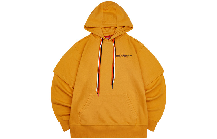 Dickies Casual Two-Tone Long Sleeve Sweatshirt Mustard Yellow DK008229B33