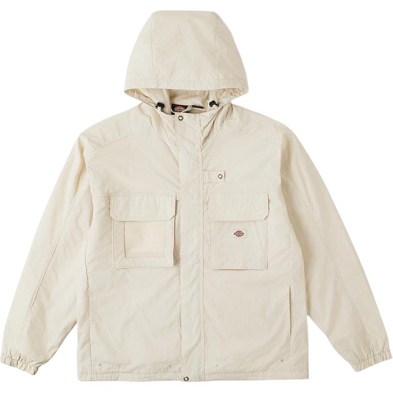 Dickies Chest Pocket Outdoor Casual Jacket Unisex Light Sand Gray DK012910