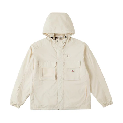 Dickies Chest Pocket Outdoor Casual Jacket Unisex Light Sand Gray DK012910