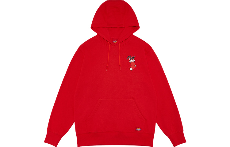 Dickies Christmas Socks Logo Cartoon Sweatshirt Red Unisex DK009544A70
