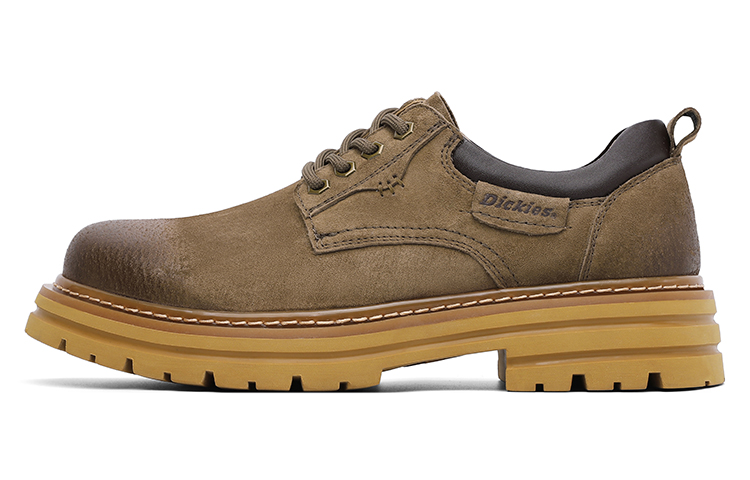 Dickies Classic British Style Casual Workwear Low-Top Shoes Camel Color 233M50LXS18B Camel Color