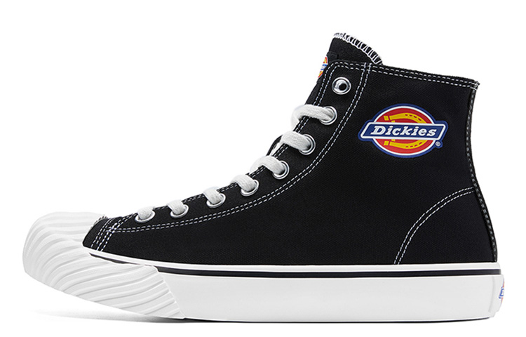 Dickies Classic Durable High-Top Canvas Shoes Black DKCNS1018 Black