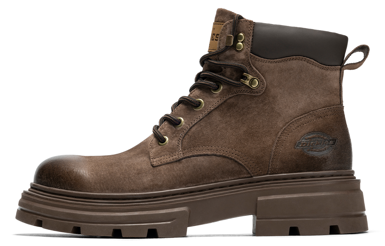 Dickies Classic Fashion Thick-Sole Martin Boots Melard Brown. 243M50LXS80C Maillard Brown