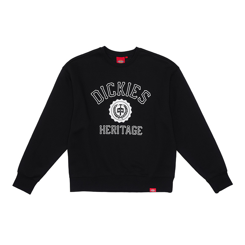 Dickies Classic Letter Pullover Sweatshirt Black DK012603BLK