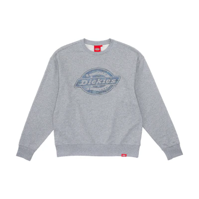Dickies Classic Logo Print Crewneck Long Sleeve Pullover Sweatshirt DK012594CQ8