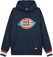 Dickies Color-Block Logo Hoodie Unisex - Deep Navy Blue DK009586CG7 Dickies Color-Block Logo Hoodie Unisex - Deep Navy Blue DK009586CG7