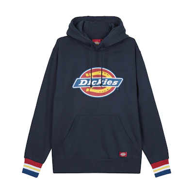 Dickies Color-Block Logo Hoodie Unisex - Deep Navy Blue DK009586CG7