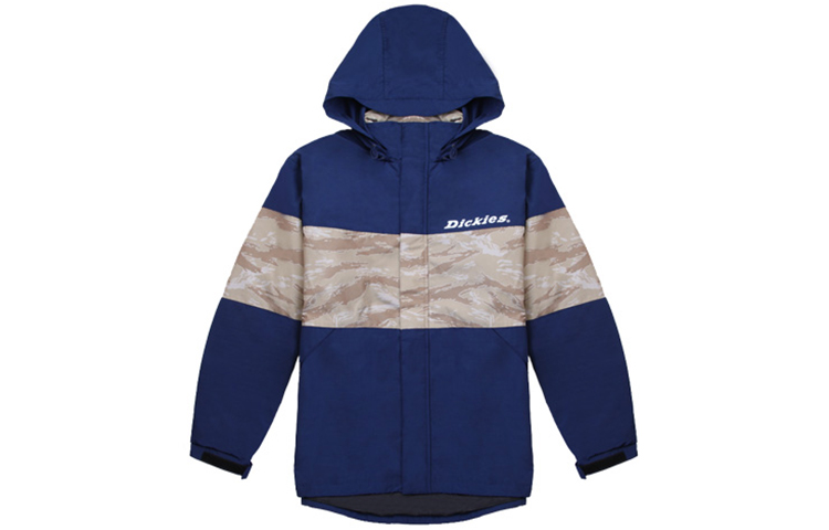 Dickies Colorblock Hooded Jacket Navy Blue () DK006682CT9