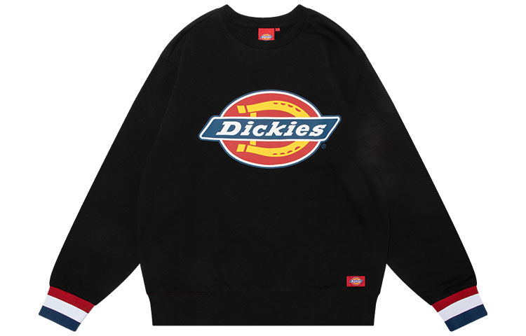 Dickies Colorblock Logo Crewneck Sweatshirt Unisex Black DK009587BLK