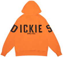 Dickies Colorblock Logo Hoodie Pullover Unisex - Persimmon Orange DK009589C04 Dickies Colorblock Logo Hoodie Pullover Unisex - Persimmon Orange DK009589C04