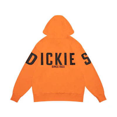 Dickies Colorblock Logo Hoodie Pullover Unisex - Persimmon Orange DK009589C04