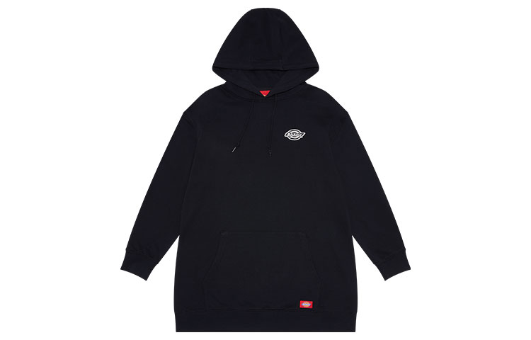 Dickies Contrast Hoodie with English Back Print Unisex - Black DK009590BLK