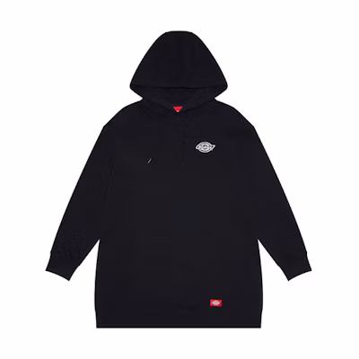 Dickies Contrast Hoodie with English Back Print Unisex - Black DK009590BLK