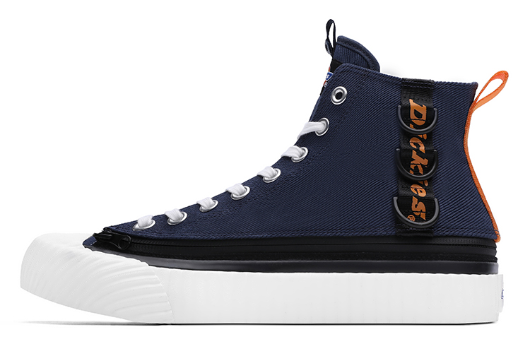 Dickies Convertible High-Low Canvas Shoes Blue () DKCMS1103 Blue