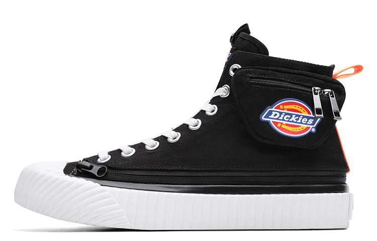Dickies Convertible High-Top Canvas Shoes Men’s Black - Lightweight & Slip-Resistant DKCMS1104 Black