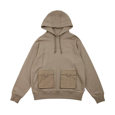 Dickies Cotton Logo Embroidered Hoodie Sand Color DK008036CH1