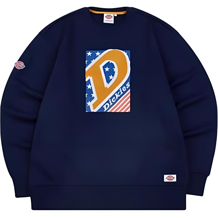 Dickies Crewneck Long Sleeve Sweatshirt with Letter Print DK006886