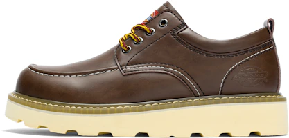 Dickies Dark Brown Casual Leather Derby Workwear Shoes - Stylish & Durable 223M50LXS25B Dark Brown Dickies Dark Brown Casual Leather Derby Workwear Shoes - Stylish & Durable 223M50LXS25B Dark Brown