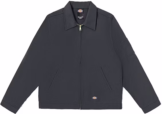 Jaket Kerja Dickies Abu Gelap dengan Resleting dan Kerah Lapel DK011776CF8 Buy Jaket Kerja Dickies Abu Gelap dengan Resleting dan Kerah Lapel DK011776CF8