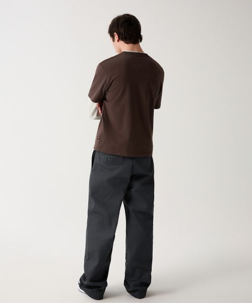 Lookbook Dickies 85283 雙膝寬鬆版工作褲 碳灰色 DK010610CF80