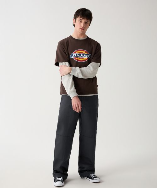 Shop Dickies 85283 雙膝寬鬆版工作褲 碳灰色 DK010610CF80
