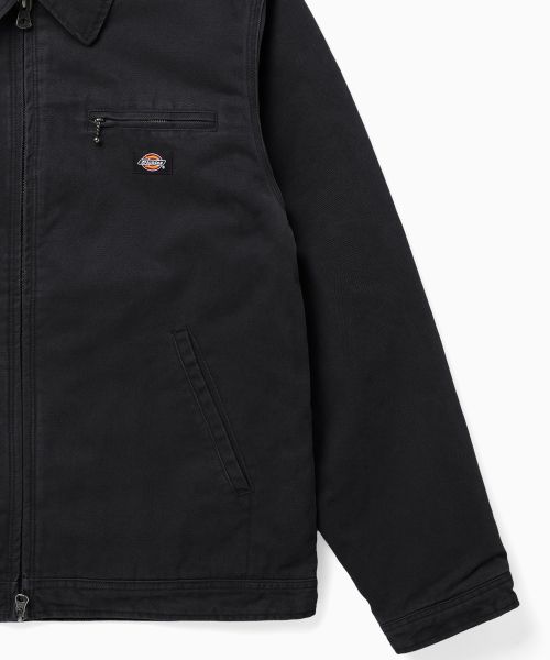 Shop Dickies Duck Canvas Painter Jacket Black DKFJJ9A09BK
