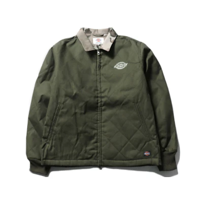 Dickies Eisenhower Colorblock Padded Work Jacket Olive Green () DK006840CV3
