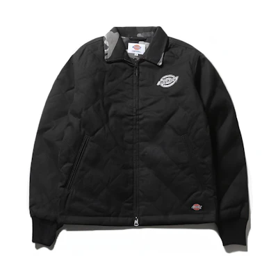 Dickies Eisenhower Insulated Color-Block Work Jacket Black Mens DK006840CC2