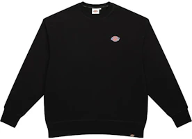 Dickies Embroidered Logo Crewneck Sweatshirt Unisex Black DK011033A-BLK Dickies Embroidered Logo Crewneck Sweatshirt Unisex Black DK011033A-BLK