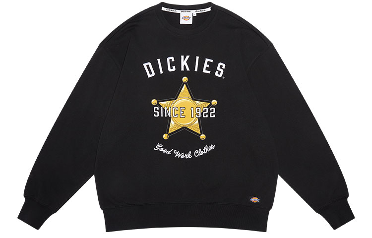 Dickies Embroidered Logo Graphic Unisex Sweatshirt Black DK009426BLK
