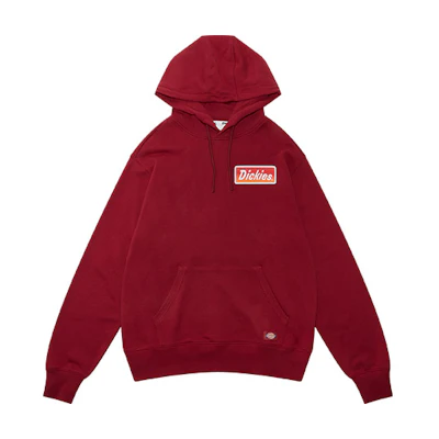 Dickies Embroidered Logo Hoodie Unisex Maroon DK009492GI0
